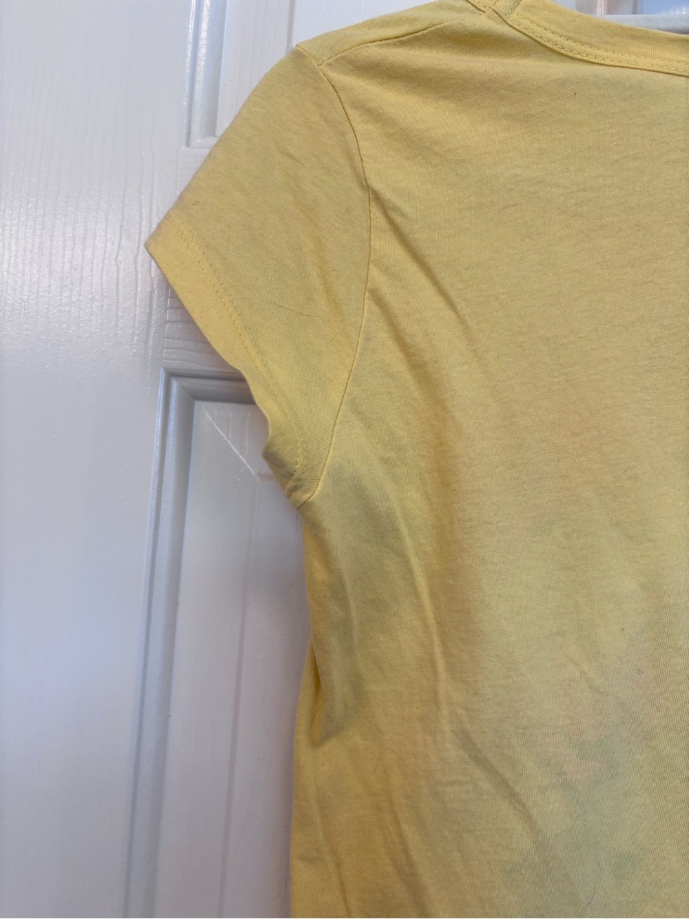 Wet Seal Yellow Tee with Pink & Gold Heart Smiley Print - Picture 8 of 11